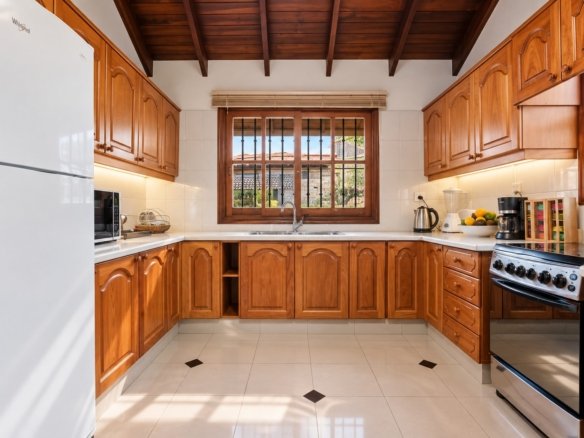 Cocina amplia de Casa Playa Mansa P10