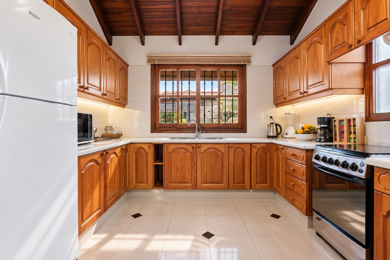 Cocina amplia de Casa Playa Mansa P10