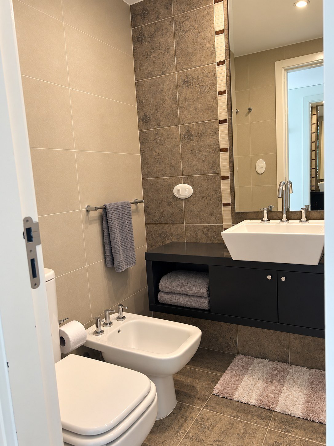 Baño secundario del apartamento en Gala Tower Punta del Este