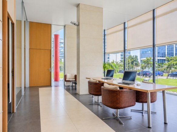 Business center entre los amenities de Gala Tower Punta del Este